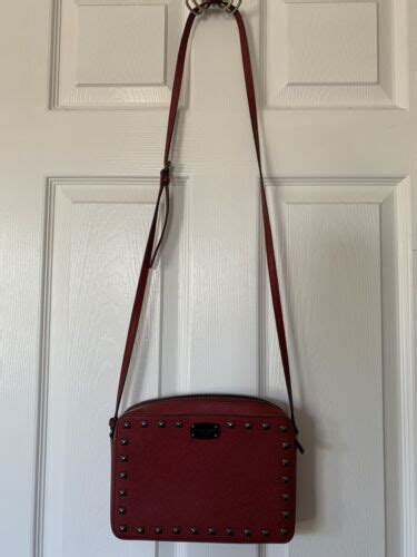 michael kors dark berry purse|Michael Kors mini crossbody purse.